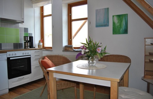 Gremersdorf Apartment | Studio with sleeping gallery 7 km from the nearest beaches
