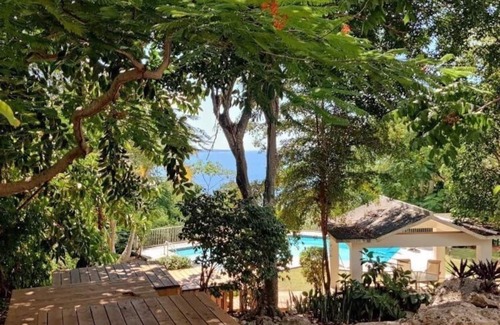 Borinquen Villa | Stunning 1950's grand house nestled in lush greenery overlooking the bay