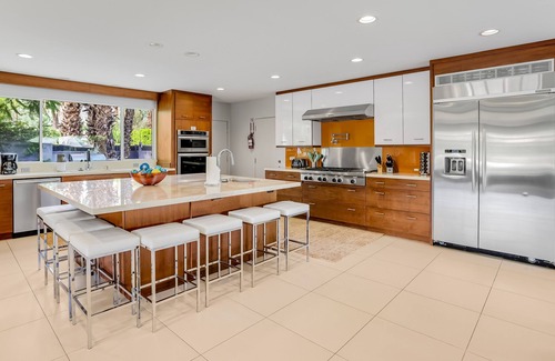 Deepwell Estates House | Stunning, dog-friendly home with central AC, W/D, and private pool & pool spa