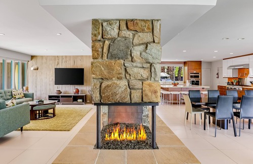 Deepwell Estates House | Stunning, dog-friendly home with central AC, W/D, and private pool & pool spa