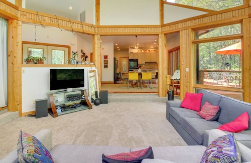Monroe House | Stunning Monroe Home w/ Sunroom & Deck!