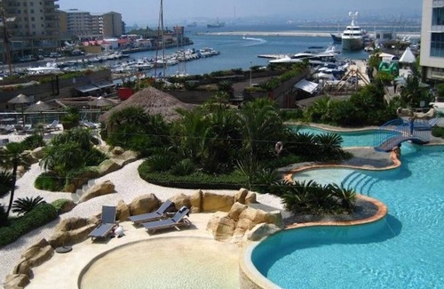Gibraltar Apartment | Stunning One Bedroom Apartment Overlooking Pools And Marina In Ocean Village