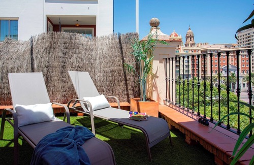 Ensanche Centro Apartment | Stunning Penthouse with Large Private Terrace. Plaza Marina