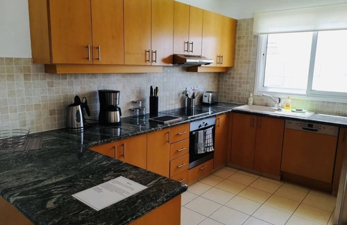 Peyia Town Apartment | Stunning Penthouse With Sea Views, Large Rooftop Terrace And Swimming Pool.