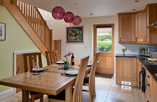Eglwysbach House | Stunning villa for 4 people with WIFI, hot tub, terrace and pets allowed