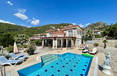 Fethiye Villa | Stunning Villa Semira, Perfect Condition, Private Pool & 1000m2 Garden,WIFI
