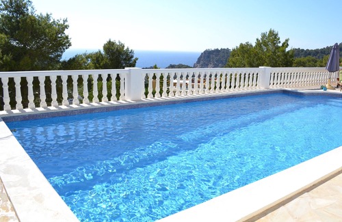 Sant Antoni de Portmany Villa | Stunning villa with sea & sunset views, in walking distance to Cala Salada beach