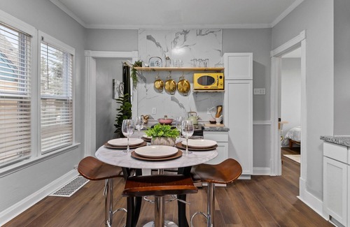 West Allis House | Stylish Gem With Fun Hidden Door, Centrally Located to Milwaukees Attractions