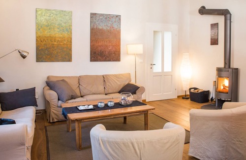 Most na Soci Apartment | Stylish Penthouse in Most na Soci with large terrace