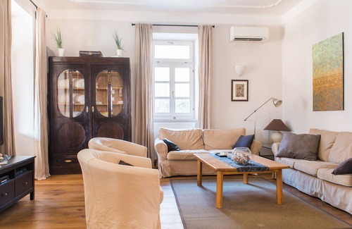 Most na Soci Apartment | Stylish Penthouse in Most na Soci with large terrace