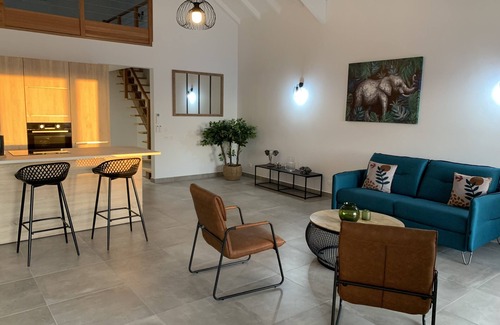 Marigot Apartment | Sublime Loft in the heart of Marigot facing Anguilla