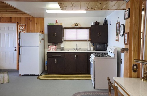 Sault Ste. Marie Cabin | Sugar Island, Michigan: Waterfront cabin with beautiful sunsets and beach.