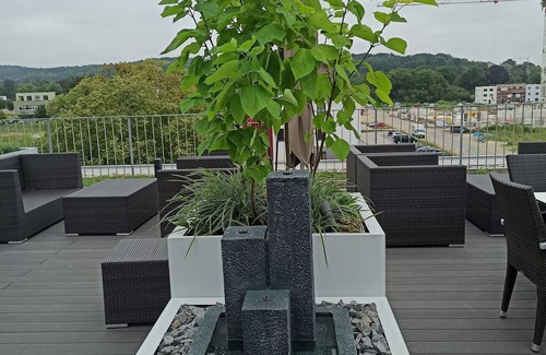 Oststadt/Stadtfeld Apartment | Suite/1st room with double bed (electrically adjustable beds), 2nd room two single beds with shared bathroom