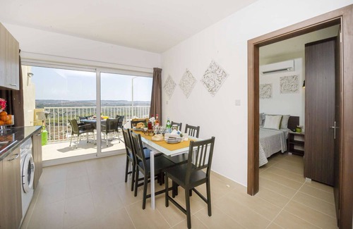 Mellieha Apartment | Summer Breeze Apartment with large Panoramic Terrace with country and seaviews