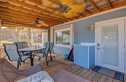Port Canaveral House | Sun-Kissed Getaway: Beach Bungalow Just Steps from Cocoa Beach Seashore