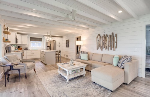 Mears Cottage | Sunny Mears Vacation Rental w/Private Beach!
