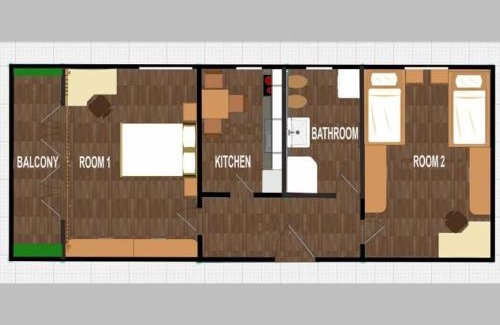 QT8 Apartment | SUNNY terrace 2 Bedrooms