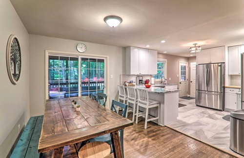 Locust Lake Village Cabin | Sunroom, Fire Pit + Sauna: Lake Locust Village Gem