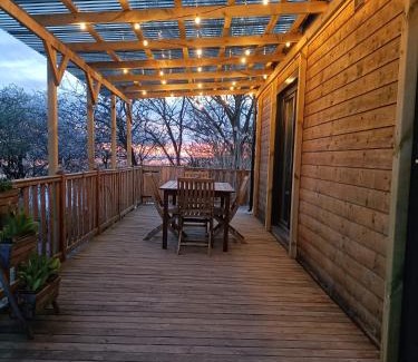 Miedzyzdroje Ski Chalet | sunset cabin on the beach