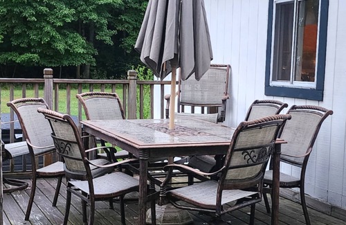 Wayland Cottage | Sunset cottage complete w/large deck, fire pit and mins away from public beach