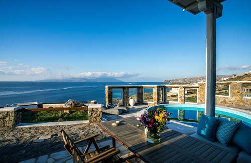 Agios Ioannis Villa | Sunset Villa Iza with amazing view