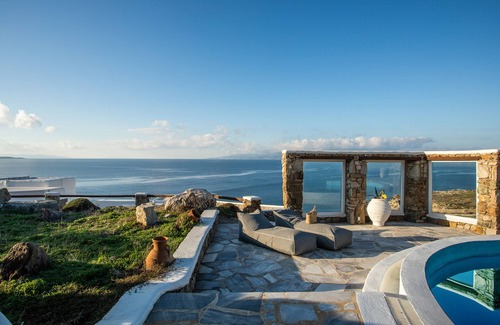 Agios Ioannis Villa | Sunset Villa Iza with amazing view