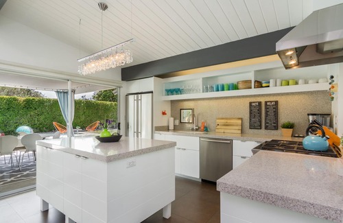 Racquet Club Estates House | Super Cool Mid-Century withYard/Cabana,Salt Water Pool, Outdoor Kitchen.Spa