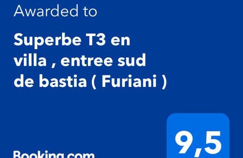 Furiani Apartment | Superbe T3 en villa , entree sud de bastia (Furiani)