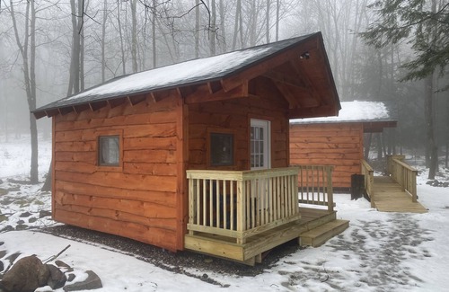 Sand Lake Cabin | Taborton HarvestnBoulder PinesnCabin in the woods