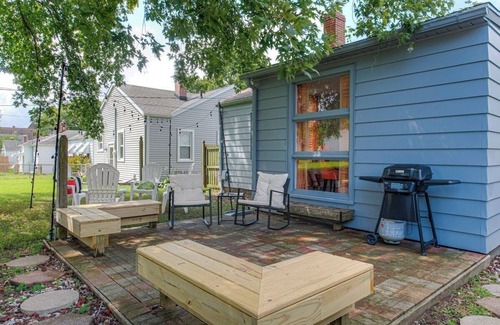 Terre Haute House | Tangerine Tranquility: 2BR*Grill* By ISU & Stadium