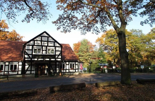 Schonwalde-Glien House | Tawny owl - with the pulpit