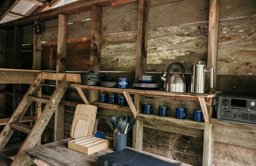 Zirconia Cabin | Teela Springs - 38 acres- hiking, mountain biking, waterfall