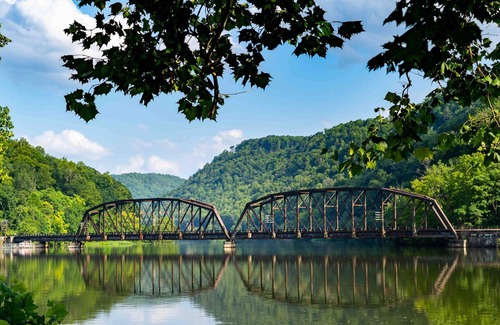 Ansted RV Rental | Tentrr State Park Site - WV Hawk's Nest State Park - Site A - Double Camp