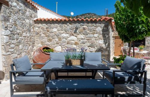 Vasa Koilaniou House | Terra Nobile, 3BR Mountain Stone Escape BBQ Fireplace