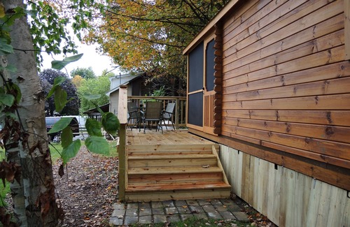 Cooperstown Cabin | Terrace Lawn Cabin - Recently built cabin, 1/2 mile to Dreams Park, shared pool