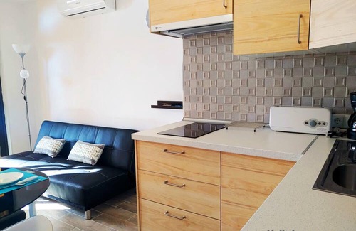 Santiago del Teide Apartment | Terrace, sea view, WiFi, A/C, swimming pool, 50 mts. from the beach