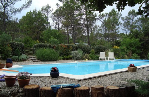 Lorgues Apartment | The 10m x 5m pool is shared as is the large natural garden
