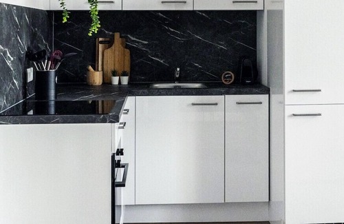 Municipality of Tilburg House | The apartment features two luxuriously appointed bedrooms.