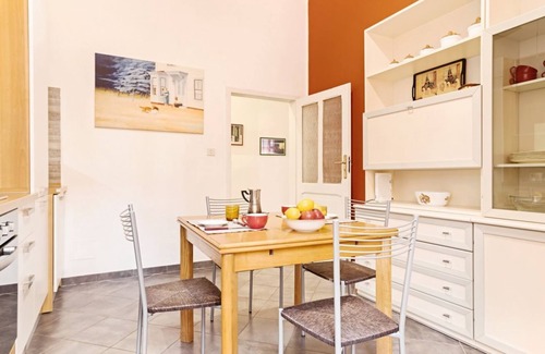 Cirenaica Apartment | The apartment is located in a quiet and peaceful neighborhood.The Bologna Zanolini station is a five-minute walk from the apartment.In the center you can get there with a ten minute walk.Only 9 minutes by car from Fiera Bologna instead!The cozy and brigh