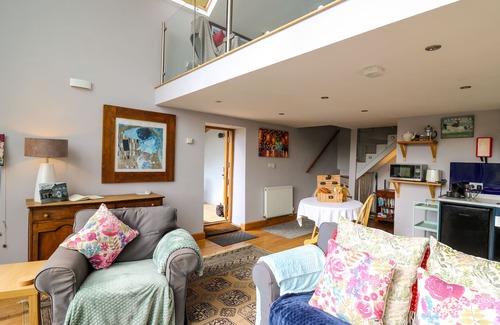 Llandrindod Wells Cottage | THE BARN AT GLANOER, pet friendly, with open fire in Hundred House