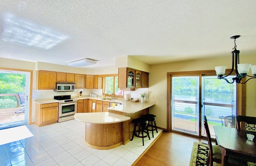 Trempealeau House | The BRD Nest Mississippi River views backdropped by majestic Minnesota bluffs