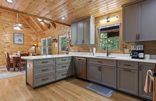 My Mountain Cabin | The Cabin, Hot Tub, Game Room, Screened Porch, Fire Pit