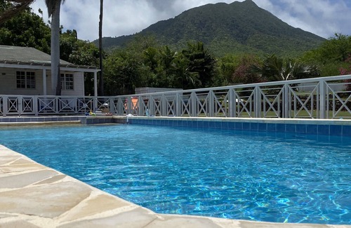 Charlestown Villa | The Captain's House 3 Bed Villa with pool, gardens, peak & ocean views