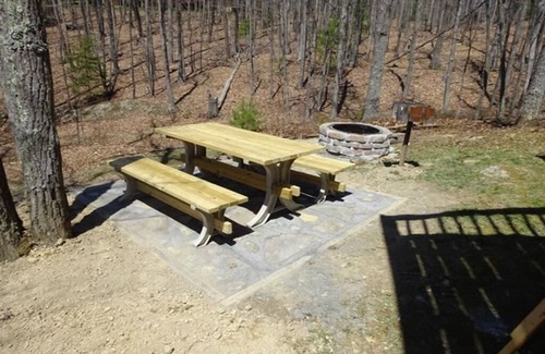 True House | The Cardinal log cabin. Wrap around deck, firepit. Next to Pipestem resort park.