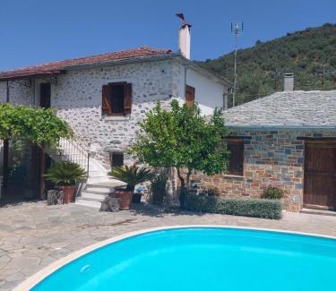 Koropi Villa | The Cocoon and olives Hut