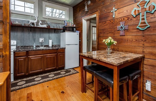 Indianola Cabin | The Corn Crib Is A Fully Furnished Rental Cabin In The City, With A Country View