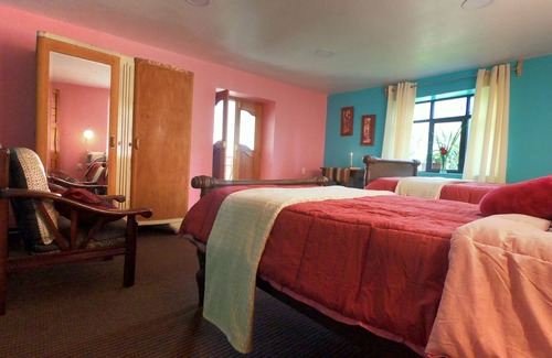 Huayllabamba House | The Corner with a Flower Balcony and Panoramic View.