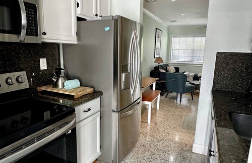 New Town Condo | The Flamingo Cottage - charming 2-bedroom bright airy condo in private compound