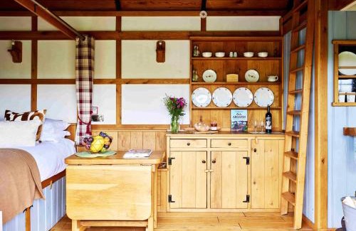 Trecastle Apartment | The Flying Scotsman Shepherd's Hut with Hot Tub