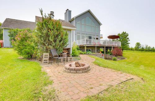 Rushville House | The Gathering Place Rushville Home with Hot Tub